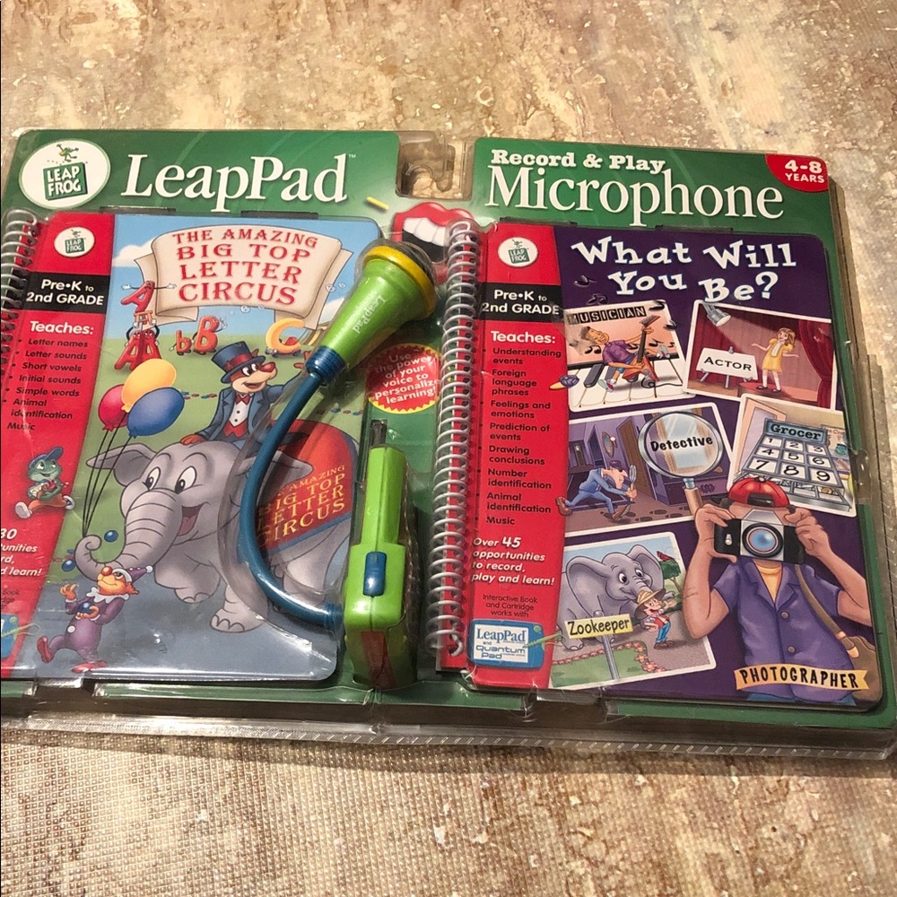 LeapPad Record & Play Microphone Accessory with Green Microphone - LeapFrog
